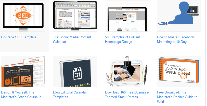 Give away free guides – based on target audience