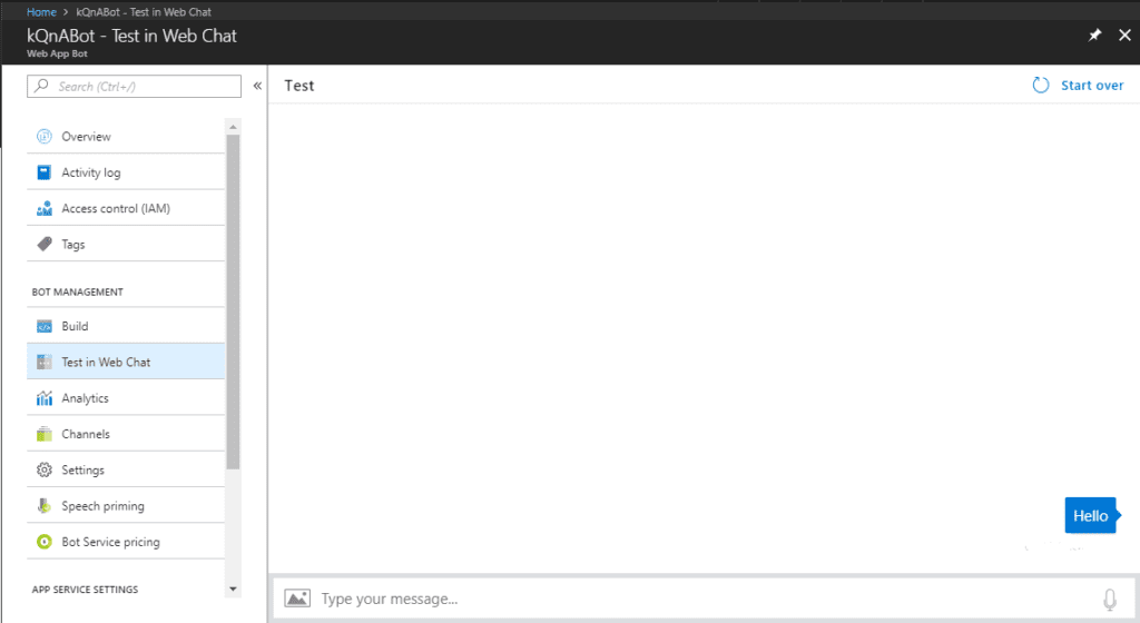QnA Maker service