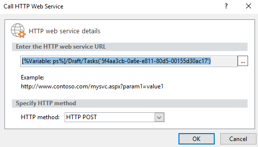 Call HTTP Web service 