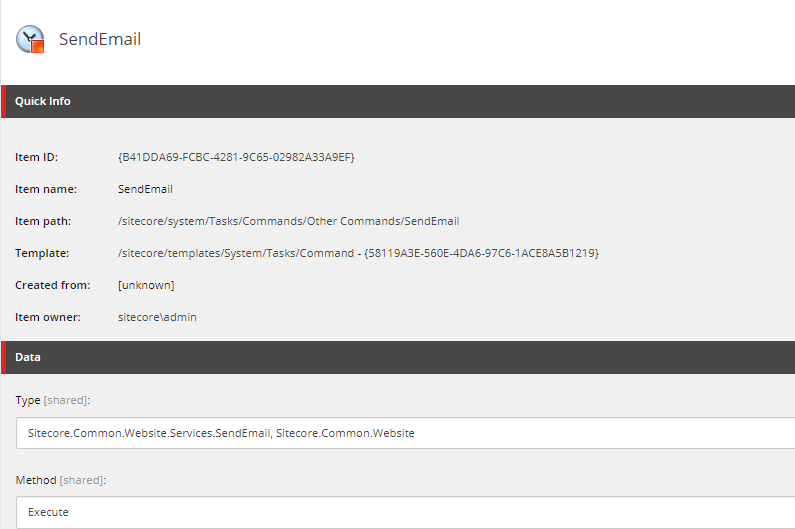 Scheduled tasks in Sitecore