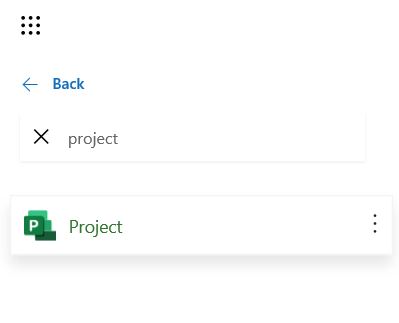 Microsoft new Project service