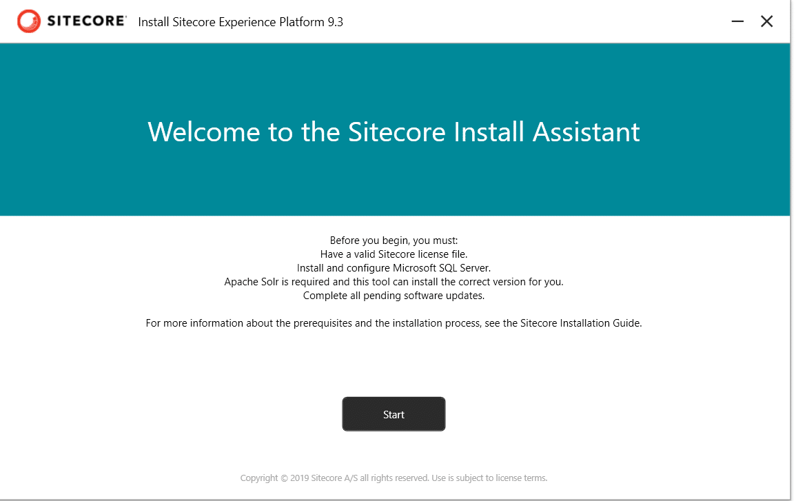 Sitecore 9.3 installation
