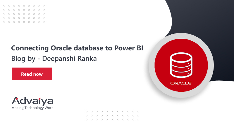 Connecting Oracle database to Power BI